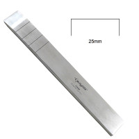 Long Bevel Osteotome 7" Straight 1" (25mm) Calibrated