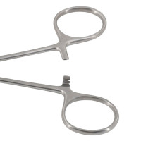 Halsted Mosquito Forceps 5" Straight, 1x2 Teeth
