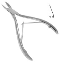Nail Nipper 4 1/2" Grooved Handles