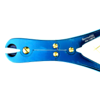 Flush Front & Side Wire Cutter 7" Double Action Tungsten Carbide, Max .062