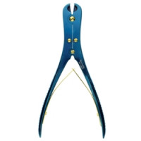 Flush Front & Side Wire Cutter 7" Double Action Tungsten Carbide, Max .062