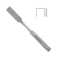 Osteotome 8" Straight 1/2" (12.7mm) Knurled Handle