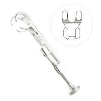 Lambert Lowman Bone Clamp 7" 2x2 Jaws 2" Cap