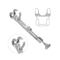 Lambert Lowman Bone Clamp 8" 2x2 Jaws 2 1/2" Cap