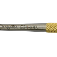 Gallaher Antrum Bone Rasp Outside Curved 7" Gold Ring Handle