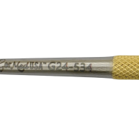 Gallaher Antrum Bone Rasp Inside Curved 7" Gold Ring Handle