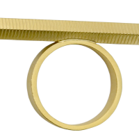 Gallaher Antrum Bone Rasp Straight 7" Gold Ring Handle