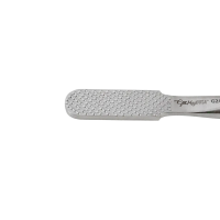 Single Side Bone Rasp 8" Straight - Flat Tip 0.5"x1.5" Phenolic Handle