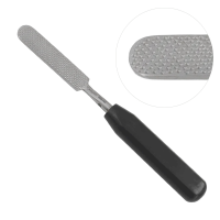 Bone Rasp 10" Flat Round Tip Phenolic Handle