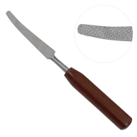 Putti Bone Rasp 10" Leaflet Phenolic Handle