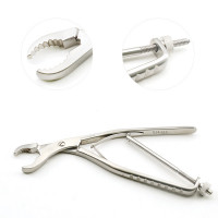 Ulrich Bone Forceps Curved 9"