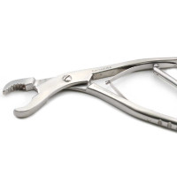 Ulrich Bone Forceps Curved 9"