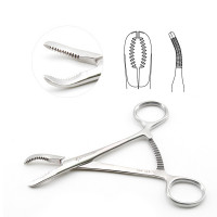 Bone Reduction Forceps 6", Small Curved