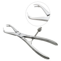 Patella Forceps 7" 2x2 Sharp Teeth with Speedlock