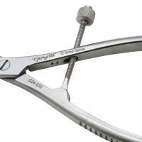 Patella Forceps 7" 2x2 Sharp Teeth with Speedlock