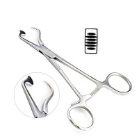 Plate and Bone Holding Forceps 5" with Footplate