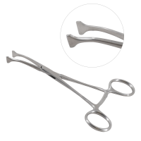 Plate Holding Forceps 5 1/2" Curved