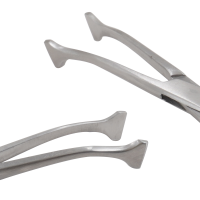 Plate Holding Forceps 5 1/2" Curved