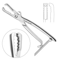 Farabeuf Lambotte Forceps 7 1/2" Adjustable Jaw with Ratchet