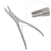 Leksell Stille Rongeur 9 1/2" Curved 4mm, Double Action