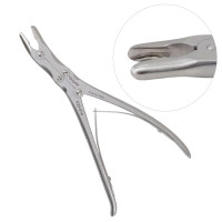 Leksell Stille Rongeur 9 1/2" Curved 7mm, Double Action