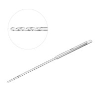 Twist Drill 7.0" Straight Shank Double Fluted 3.2mm 65mm round end