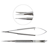 Micro Surgery Scissors Sharp Points Straight 6"