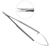 Micro Surgery Scissors Sharp Points Round Handles Straight 6"