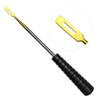 Tissue Elevator Suture Passer 9 3/4" with Slot 2.5mmx13mm Suture Hole
