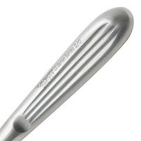 Epstein Curette 8” Hollow Handle Reverse Angle Oval Cups #3/0 (2.5mm)