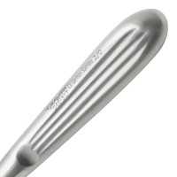 Epstein Curette 8” Hollow Handle Reverse Angle Oval Cups #0 (3.3mm)