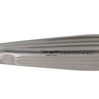 Brun Curette Hollow Handle Straight Shaft Oval Cup 8” #4 (6.1mm)