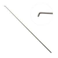 Arthroscopic Hook Probe 2.5 mm Knurled Handle 9"