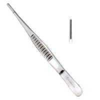 Debakey Thoracic Tissue Forceps 2.5mm Wide Tips 6"