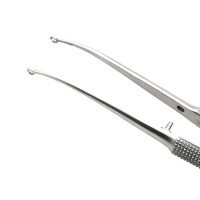 Suture Forceps Curved - Fine Touch Tissue Forceps 18cm