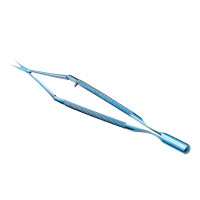 Micro Scissors Double Action 7 1/4 inch Round Handle Titanium