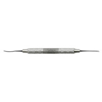 Miller Bone Curette #8S Double Ended - Straight Curved Serrated