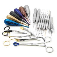 GV Dental Kit with Luxating Winged Color Coated - Stainless Steel