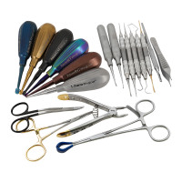 GV Dental Kit with WingLux Luxating Winged Color Coated - Stainless Steel