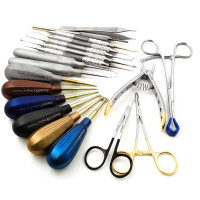 GV Dental Kit with Luxating Winged Color Coated - Titanium