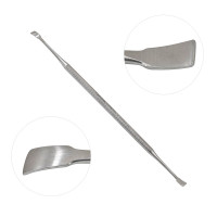 Scraper Double End Curved with Angled Edges