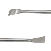 Scraper Double End Curved with Angled Edges