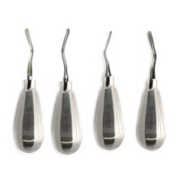 Luxating Elevator Set of 4 having Short Handle with Inside Bent Tip