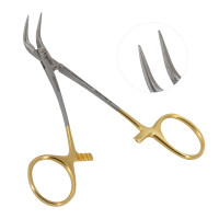 Peet Forceps 4 3/4" 90 Degree Diamond Coated