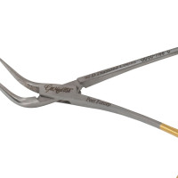 Peet Forceps 4 3/4" 90 Degree Diamond Coated