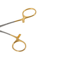 Peet Forceps 4 3/4" 90 Degree Diamond Coated