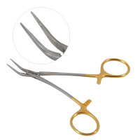 Peet Forceps 4 3/4" 45 Degree Diamond Coated