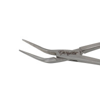 Peet Forceps 4 3/4" 45 Degree Diamond Coated