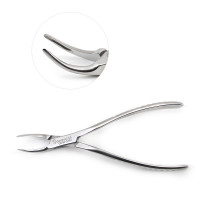 Dental Root Extracting Forceps No. 300 Curved Handle