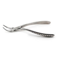 Dental Root Extracting Forceps No. 300 Curved Handle